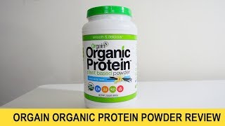 Orgain Organic Protein Plant Based Powder Review [upl. by Andaira]