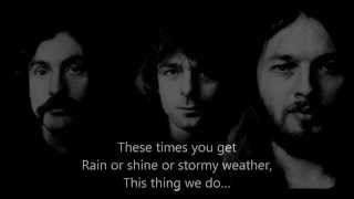 Pink Floyd  quot Louder than Words quot with LYRICS [upl. by Hennebery783]