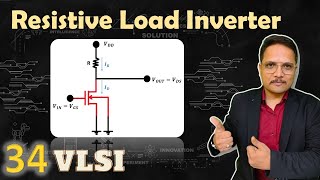 Resistive Load Inverter Circuit Working VTC Parameters amp Power Dissipation Explained [upl. by Etnahsal]