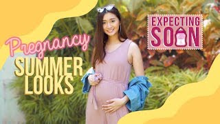 How to Look Cute While PREGNANT Maternity Try On Haul [upl. by Tloc]