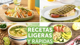 Recetas Ligeras y Rápidas  Kiwilimón [upl. by Akined]