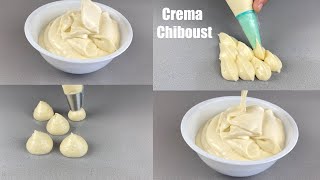 Crema Chiboust para rellenos y Postres  Chiboust cream for fillings and Desserts [upl. by Eidnam831]