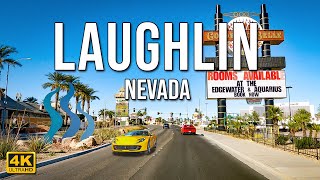 Driving Around Laughlin Nevada 4K  Entertainment On The River [upl. by Maag]