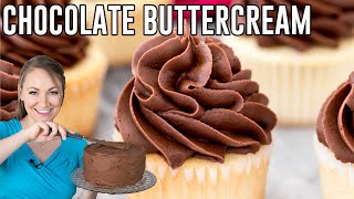 How to Make Chocolate Buttercream [upl. by Narual]