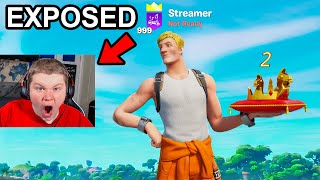 Exposing A Fortnite Streamers Stats [upl. by Nickolaus]