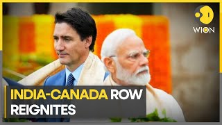 Canadian PM Trudeau reacts to IndiaCanada row again  WION [upl. by Alakcim]