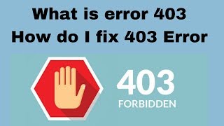 What is error 403  How do I fix 403 Error [upl. by Bonnie431]