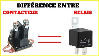 🔧 DIFFERENCE ENTRE RELAIS ET CONTACTEUR 🔵 [upl. by Otilopih446]