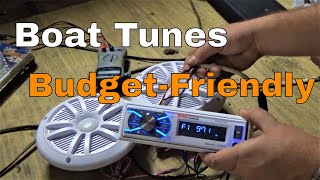 Review Boss Marine Stereo and Install MCK1308WB6 [upl. by Higgins]