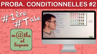 Calculer une probabilité conditionnelle Formule  PremièreTerminale [upl. by Anazraf465]