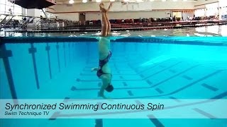 Synchronized Swimming Continuous Spin [upl. by Valorie]