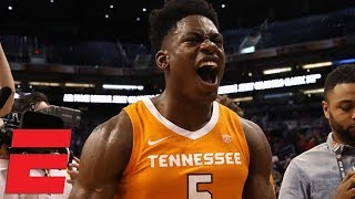 Tennessee upsets No 1 Gonzaga  College Basketball Highlights [upl. by Aggappe]