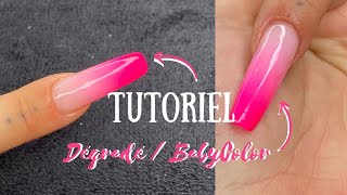 TUTO ONGLES  RÉALISER UN DÉGRADÉ  BABYCOLOR 🌸 [upl. by Loriner]