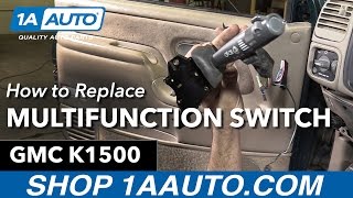 How to Replace Multifunction Switch 9599 GMC K1500 [upl. by Eatnuahc488]