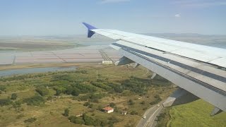 SAS A321 Beautiful Landing at Burgas Airport Bulgaria [upl. by Adnael]