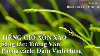 Tiếng Gió Xôn Xao Karaoke Beat HD Chuẩn  Đàm Vĩnh Hưng  KPT Karaoke 1 [upl. by Philipines]