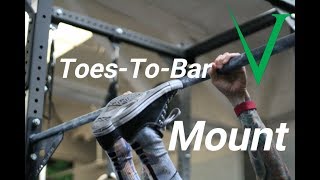 ToesToBar Mount Tutorial  CrossFit Invictus Gymnastics [upl. by Trefler]