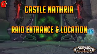 Castle Nathria Raid Entrance amp Location  Shadowlands [upl. by Telracs]