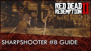 Red Dead Redemption 2 Sharpshooter Challenge 8 Guide Before and After Completing Story [upl. by Auqinot]