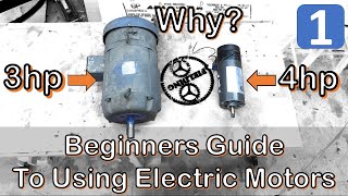 Ultimate Beginners Guide to Using Electric Motors for Makers and DIY Projects 068 [upl. by Nolana]