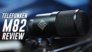 Telefunken M82 Broadcast Dynamic Mic Review  Test [upl. by Lorianne]