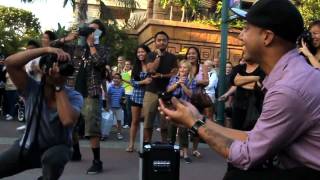 Jamins Downtown Disney Flashmob Proposal [upl. by Etteval]