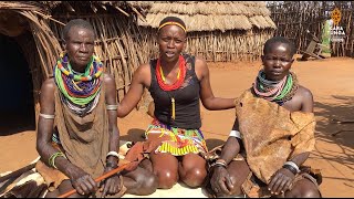 Traditional Dressing of Karimojong Women Karamoja Uganda [upl. by Yemaj]