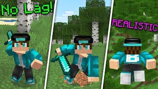 Realistic Player Animations For Minecraft Bedrock Edition 117 [upl. by Aicat]