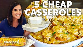 5 Cheap and Easy Casseroles Dishes  AllRecipes [upl. by Anirok]