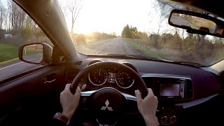 2015 Mitsubishi Lancer Evolution MR  WR TV POV Test Drive [upl. by Stacee]