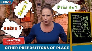 Practise your French Prepositions Part 2  quotDans sous sur devantquot [upl. by Arries]