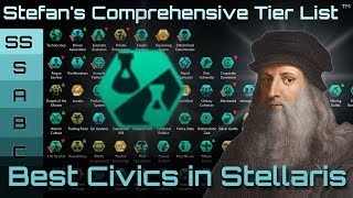 22 The ULTIMATE Stellaris Civics Tier List amp Guide  Part 1 [upl. by Ecarret]