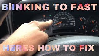 How To Fix Fast Blinker Problems BLINKER BLINKING FASTER THAN NORMAL FIX [upl. by Amil588]