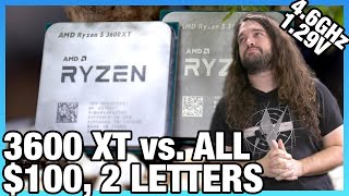 AMD Ryzen 5 3600XT CPU Review amp Benchmarks 100 for 2 Letters vs 3600 3700X More [upl. by Eugenius963]