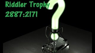 Batman Arkham Knight Riddler Trophy 28872171 [upl. by Adnorrehs]