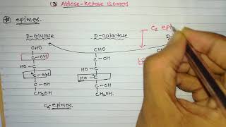 6 Sugar isomers Part5 epimers amp AldoseKetose isomers [upl. by Chew]