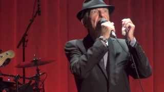 Leonard Cohen So long Marianne Dublin 11092013 [upl. by Novar151]