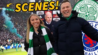 💥 CRAZY CELTIC CELEBRATIONS v RANGERS [upl. by Eglanteen]