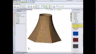 Lofting Tutorial Solidworks [upl. by Essyla]