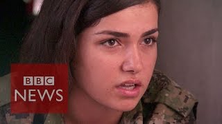 Islamic State are afraid to see women with guns  BBC News [upl. by Imoen]