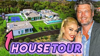 Gwen Stefani amp Blake Shelton  House Tour 2020  New 3 Million Encino House amp More [upl. by Aicatsal]