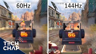 60hz vs 144hz vs 240hz  The TRUTH about High Refresh Monitors  The Tech Chap [upl. by Anahoj]