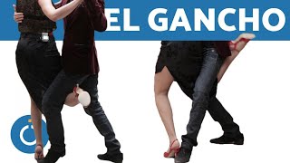 Pasos de TANGO en pareja ❤️ EL GANCHO [upl. by Nesnar]