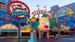 The Simpsons Ride  Universal Studios [upl. by Parik]