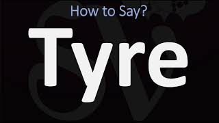 How to Pronounce Tyre BIBLE Lebanon [upl. by Anelrihs111]