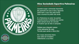 Hino do Palmeiras  Oficial [upl. by Kantor]