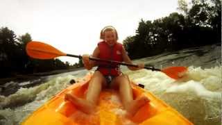 SitOnTop Kayaks in Whitewater Rapids  Dangerously Fun [upl. by Jammie]