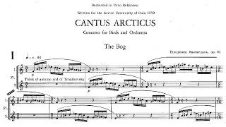 Einojuhani Rautavaara  Cantus Arcticus 1972 [upl. by Aikin]