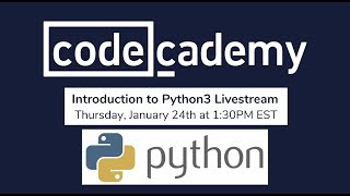 Learn Python 3 with Codecademy [upl. by Tnahs]