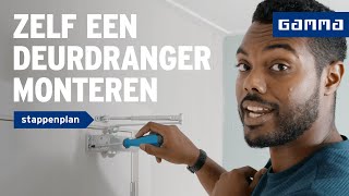 Deurdranger monteren en afstellen stap voor stap  Klussen met deuren  How to met GAMMA [upl. by Pournaras]